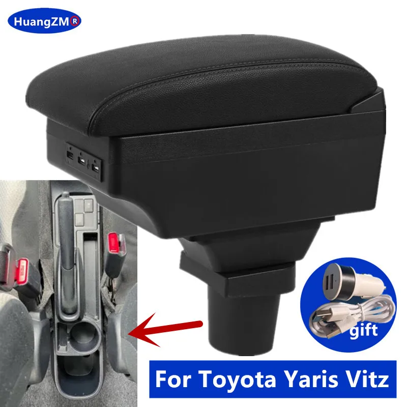 Armrest-Box-For-Toyota-Yaris-3-Hybrid-Yaris-Vitz-Car-Armrest-Box ...