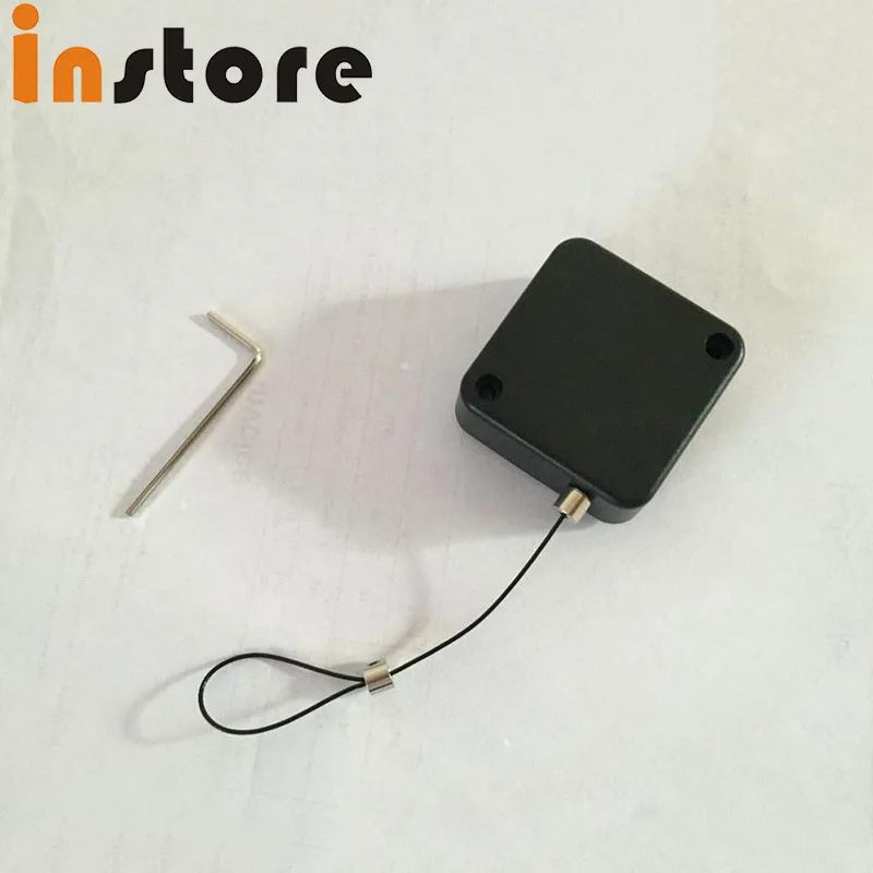 50 pieces high quality anti-theft retractable display pull box/ recoiler for glasses,jewelry,mobile phone