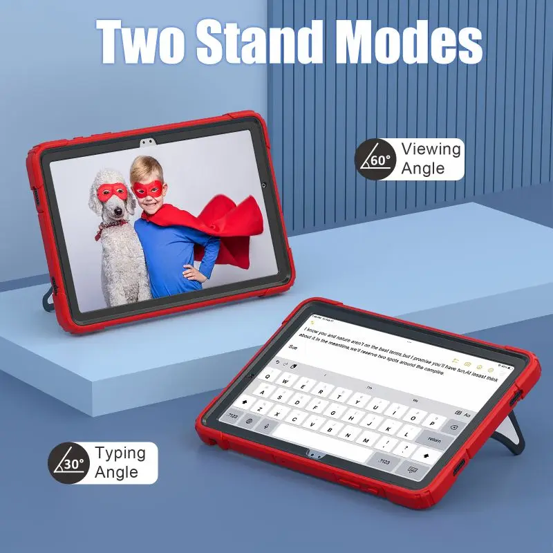 Heavy Duty Super Hero Kids Safe Silicone TPU PC Hard Armor Case For Samsung Tab A9 A8 Plus Tablet Stand Drop Shock Proof