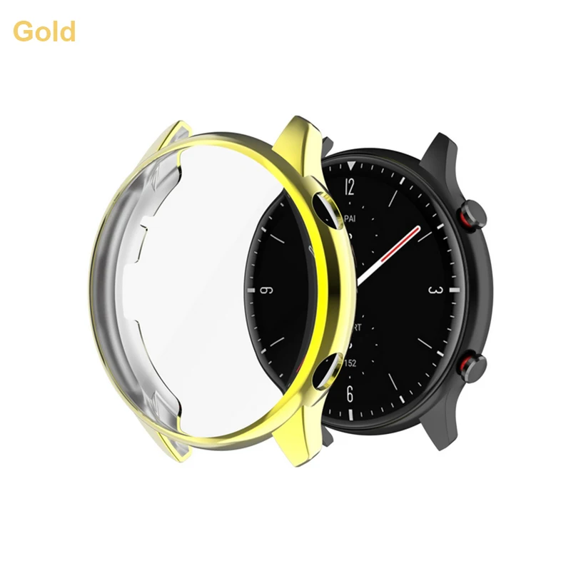 Premium Amazfit GTR Case Protector with Screen Film - Durable TPU Shell Protection Cover Accessories