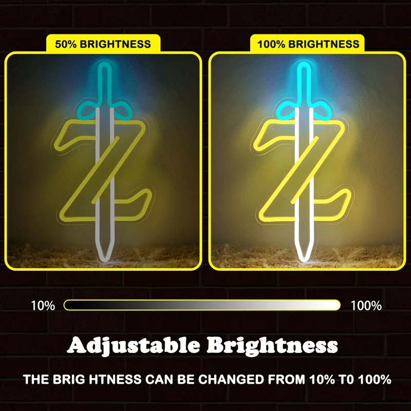 Lampe Neon Epee Zelda