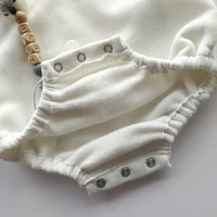 Spring Autumn Newborn Infant rompers one-piece Letter embroidery sweatshirt romper Long Sleeve Baby Full loose Body jumpsuits 6