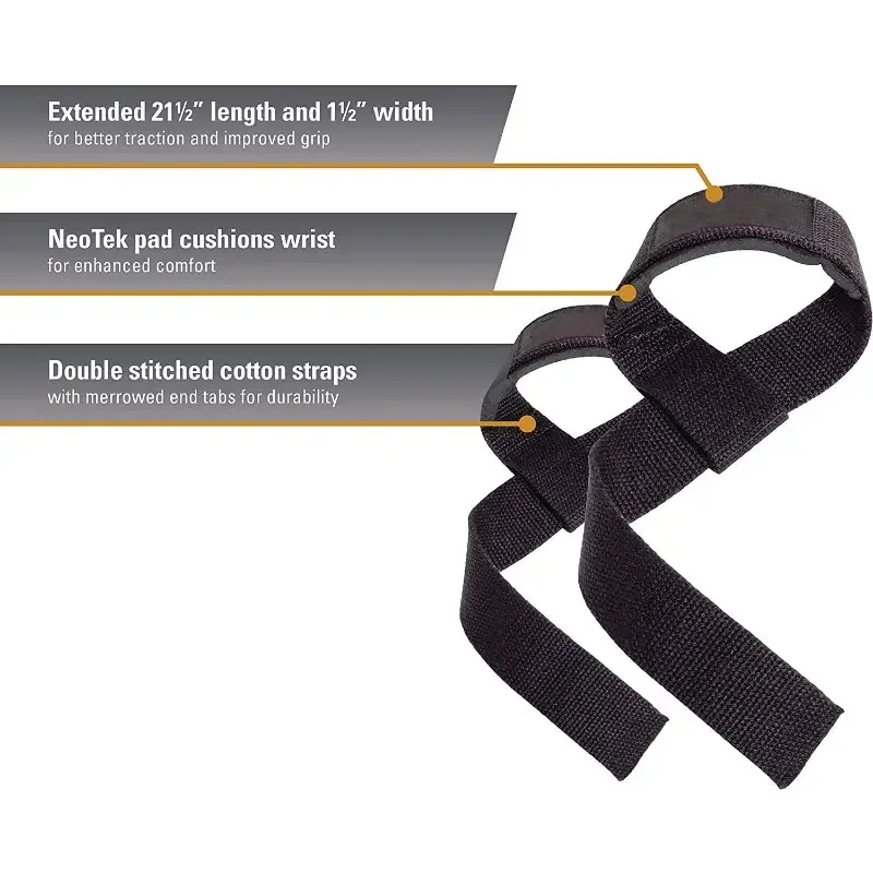 1PC Gym Lifting Straps Fitness Gloves Anti-slip Hand Wraps Wrist Straps Support For Weight Lifting Powerlifting Training