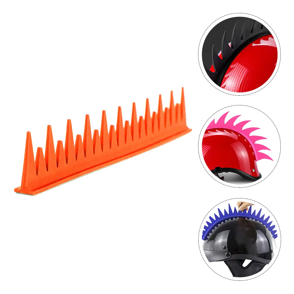

Cockscomb Decoration Mohawk Decal Motorcycle Accessories Motorbike Accessory Silica Gel Adornment Ornament Stickers