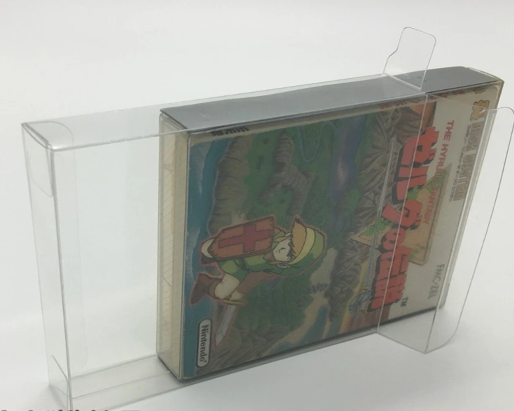 Proteggi Scatola Trasparente Per Sistema Nintendo Fc-Disk/Scatole Di Raccolta Fc Custodia Per Giochi Di Archiviazione Tep Vetrina Trasparente
