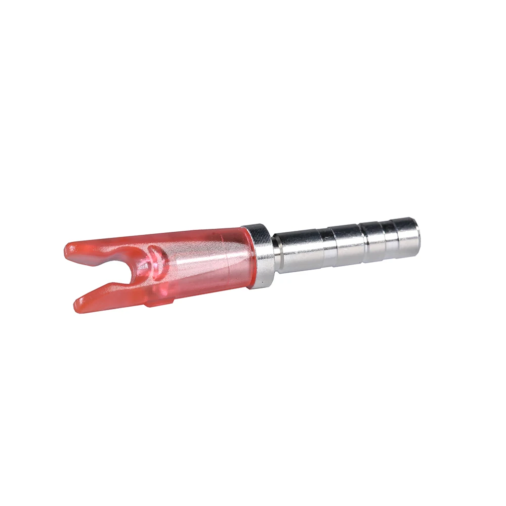 Arrow aluminum adapter pin + plastic L Nock ends 30PCs 3.2mm 4.2mm 6.2mm arrow shaft ID