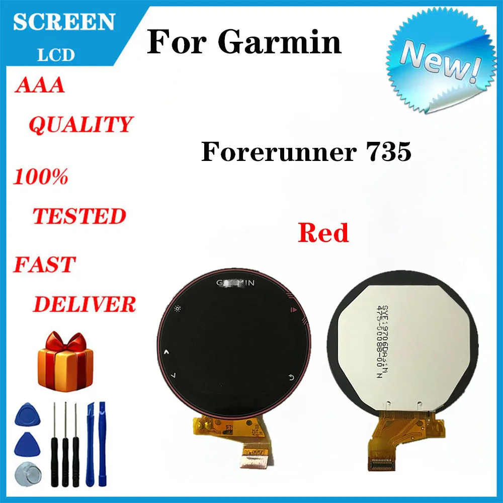Dla Garmin Forerunner 735 LCD 735xt wymiana wyświetlacza ekranu LCD i naprawa