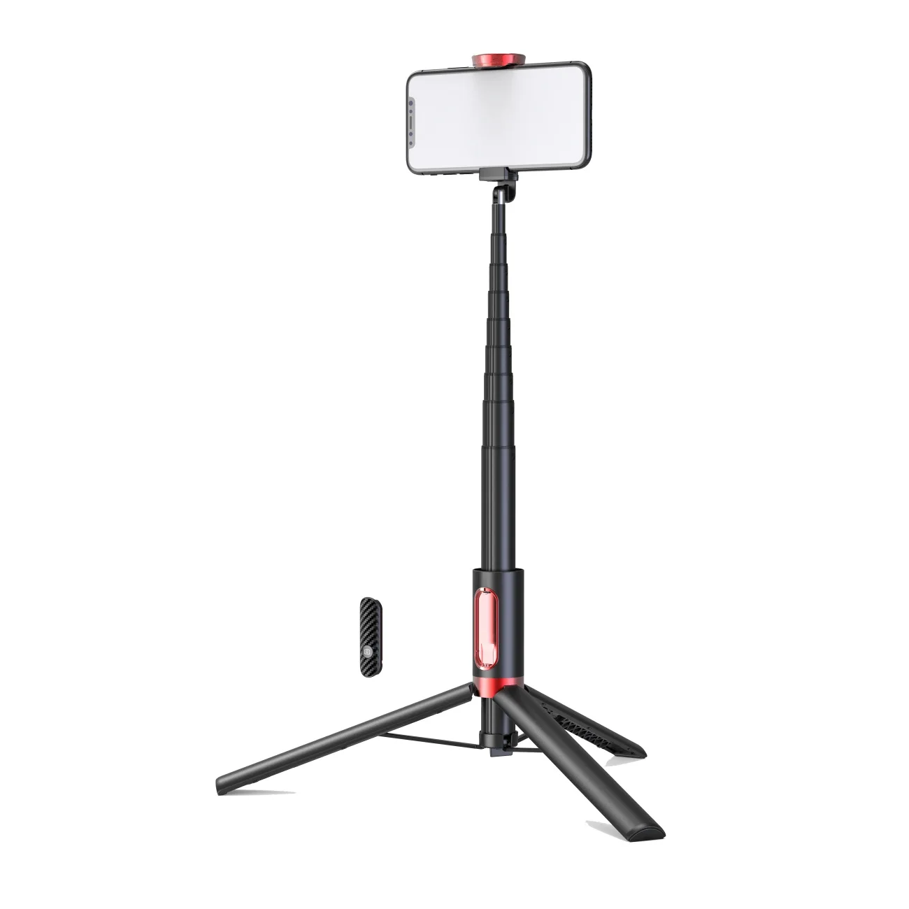 Wireless Selfie Stick Tripod With Mobile Phone Stand And Holder_voghion.com