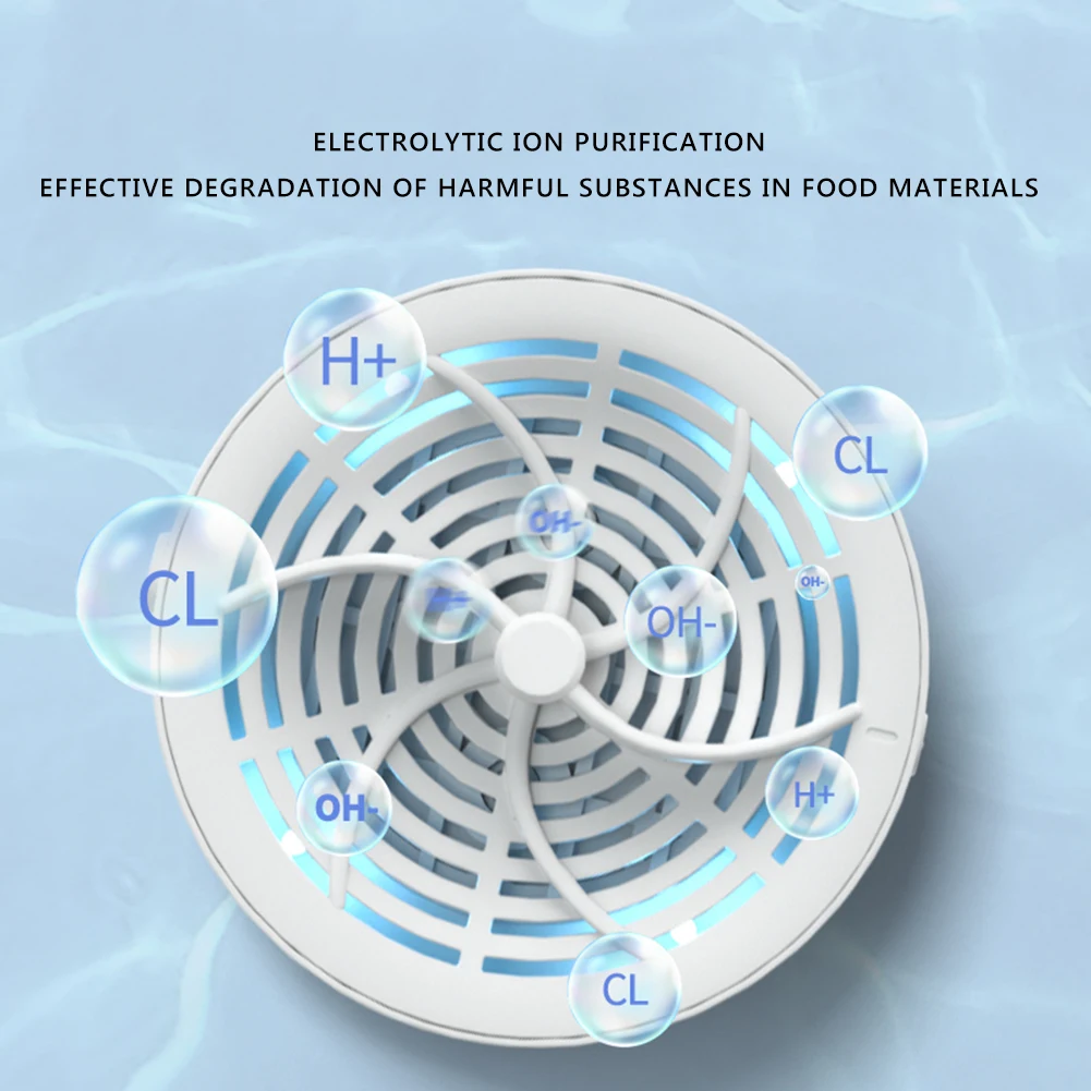 Fruit Vegetable Washing Machine Household Cleaning Food Purifier Sterilizer