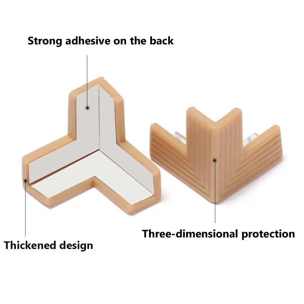 Soft PVC Corner Protectors for Kids Furniture Safety