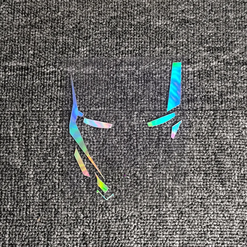 1PC 기하학적 추상 눈 방수 비닐 스티커 자동차 오토바이 노트북 장 멀티 컬러 데칼