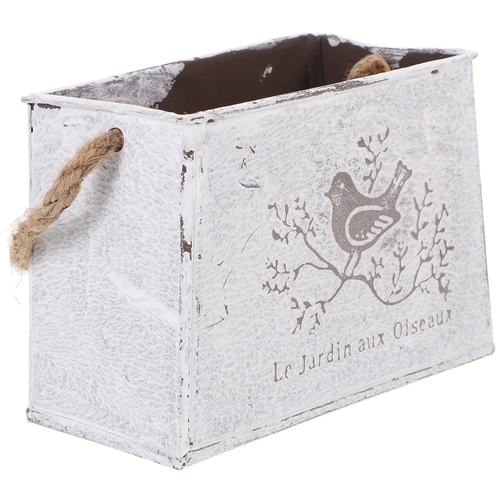 

Tin Vase Vintage Flower Bucket Dried Iron Retro Flowerpot Plant Floral Arrangement Rustic Water Pitcher