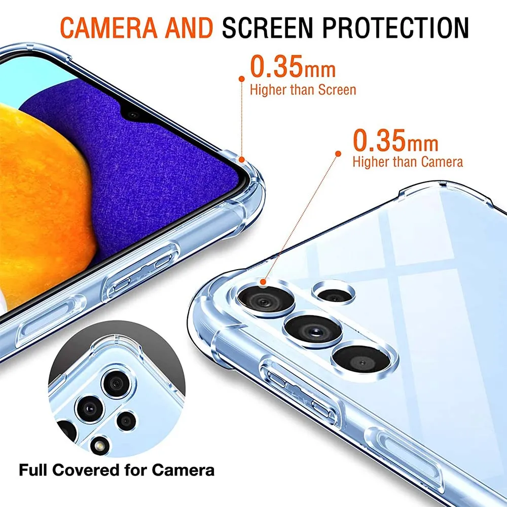 Durable Clear Shockproof Silicone Phone Case