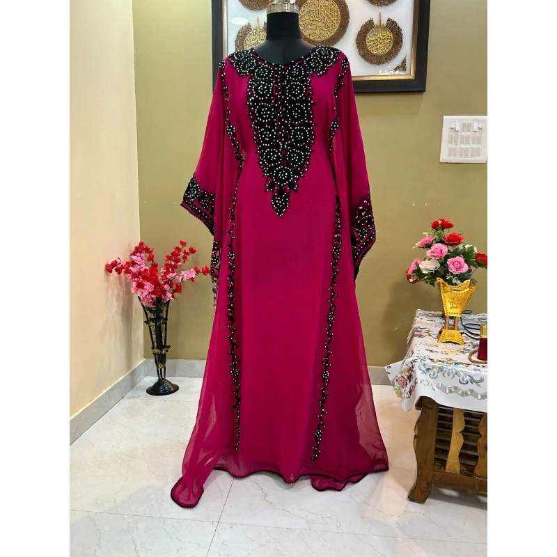 Caftano Marocchino Caftano Africano Abaya Arabo Dubai Vestito Caftano Tendenze Della Moda