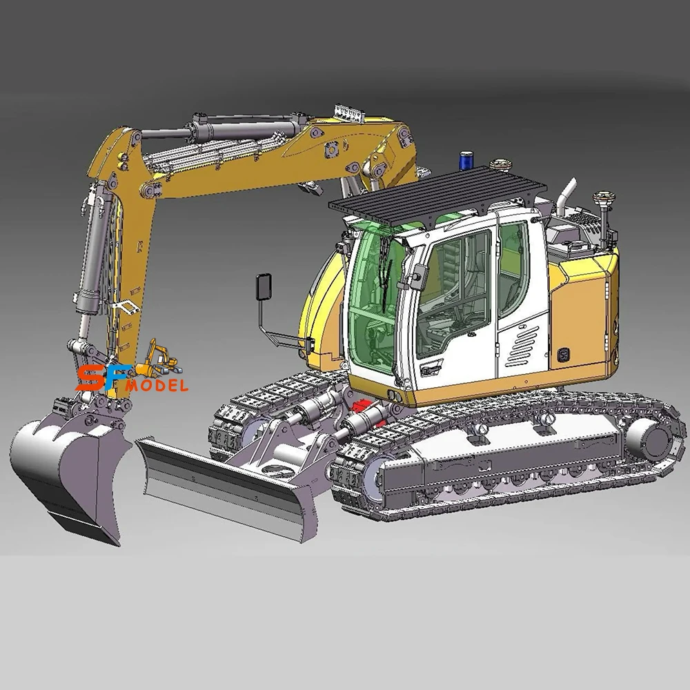 

Радиоуправляемый экскаватор 914, гидравлический маленький экскаватор с коротким хвостом, металлическая модель RTR с детской звуковой системой, игрушечный автомобиль с дистанционным управлением для мальчиков