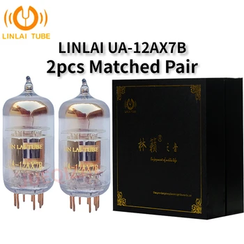 LINLAI UA 12AX7B 12AX7 ECC83 12AU7 ECC82 진공관 HIFI 오디오 밸브 튜브 앰프 키트, DIY 공장 테스트 및 일치 쿼드