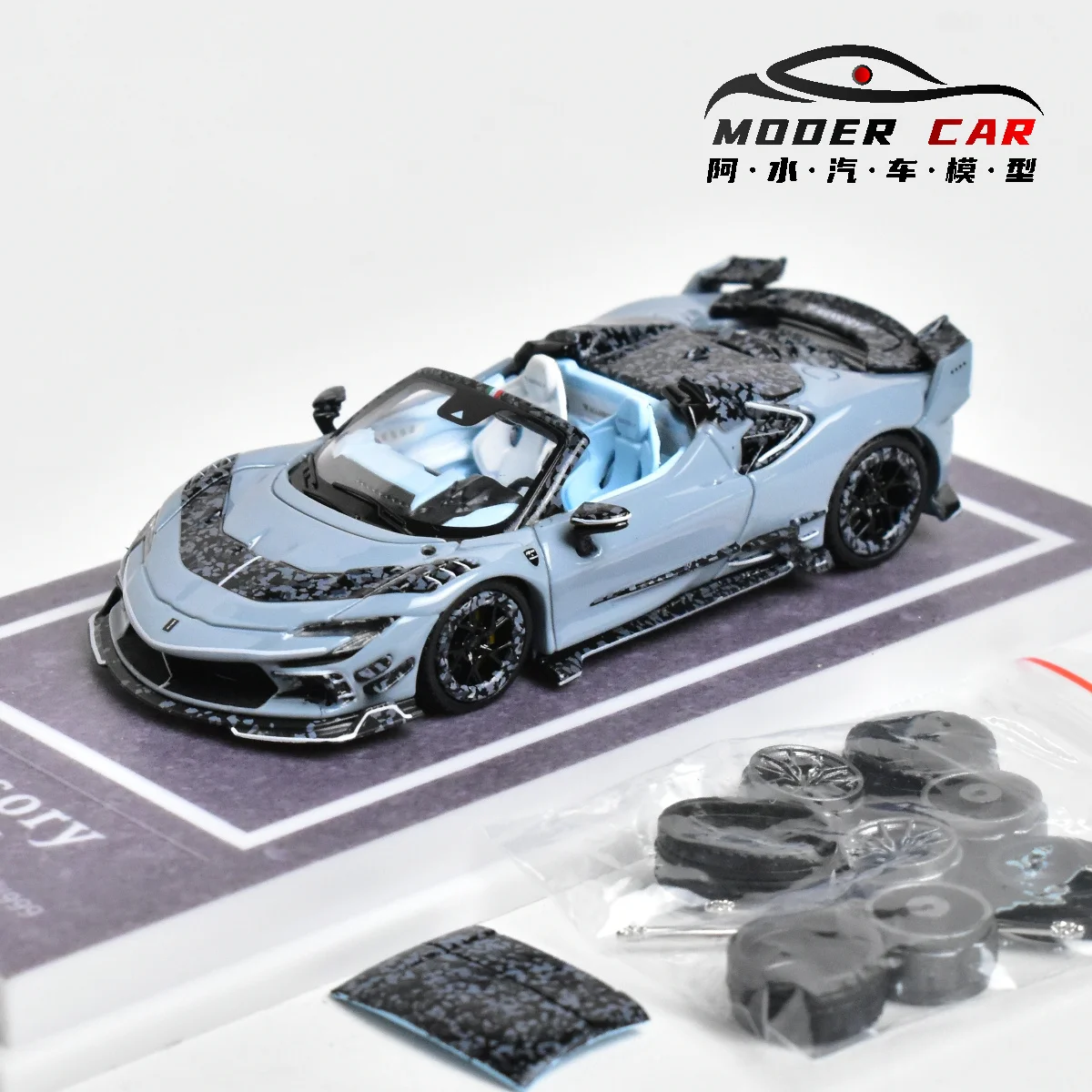 MJ 1:64 Mansory SF90 F9XX Spider Diecast Model Car - AliExpress