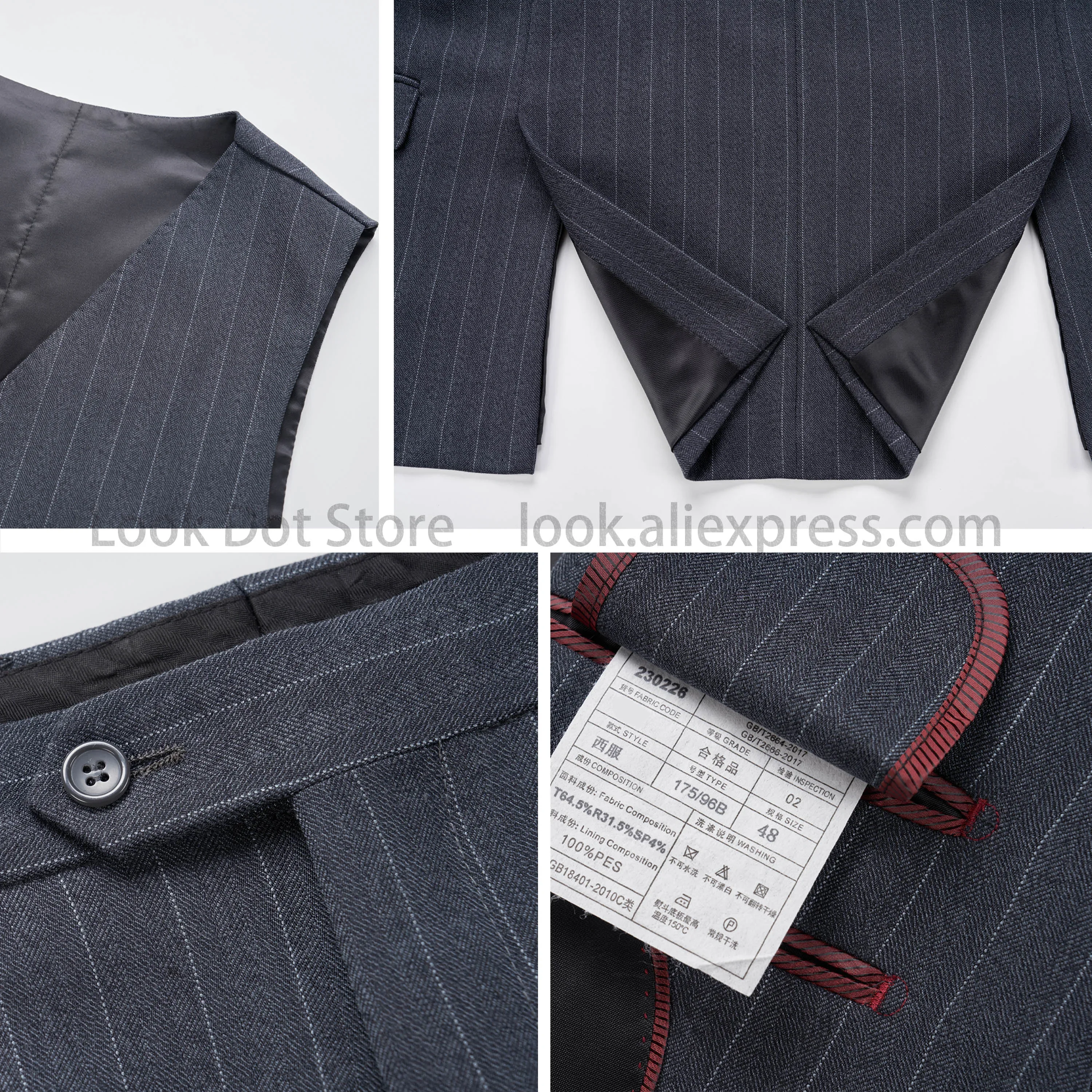 Muscular Groom Suits US Sizes 3D Tailored Italian TR for Broad Shoulders Wedding & Business Set with Adjustable Trousers