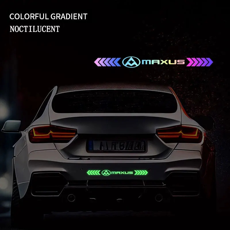 

Car Tail Bumper Reflective Strips Anti-Scratch Warning For SAIC Maxus T7090 Pickup D6090 2022 D20 G2050 T7090 V8090 Accessories