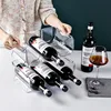 Red Wine Wine Display Rack Bottle Holder Refrigerator Organizer Transparent Universal Storage Box Water Bottle Organizer Durable 6