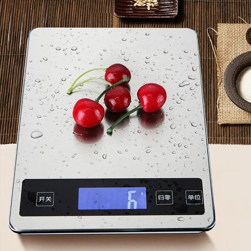5kg rechargeable stainless steel kitchen scales home jewelry food snacks weighing baking tools kitchen scales