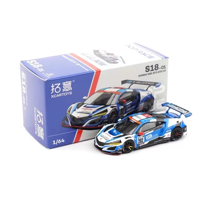 XCarToys X POP RACE 1:64 EVA RT TEST TYPE 01 NSX GTS Diecast Model Car -  AliExpress