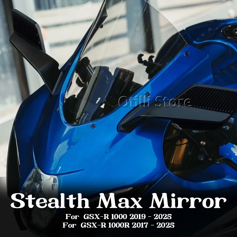 새로운 눈부심 방지 백미러 360 ° 스즈키 GSX-R 1000 GSX-R1000 R GSXR 1000 2019-2025용 조절식 백미러