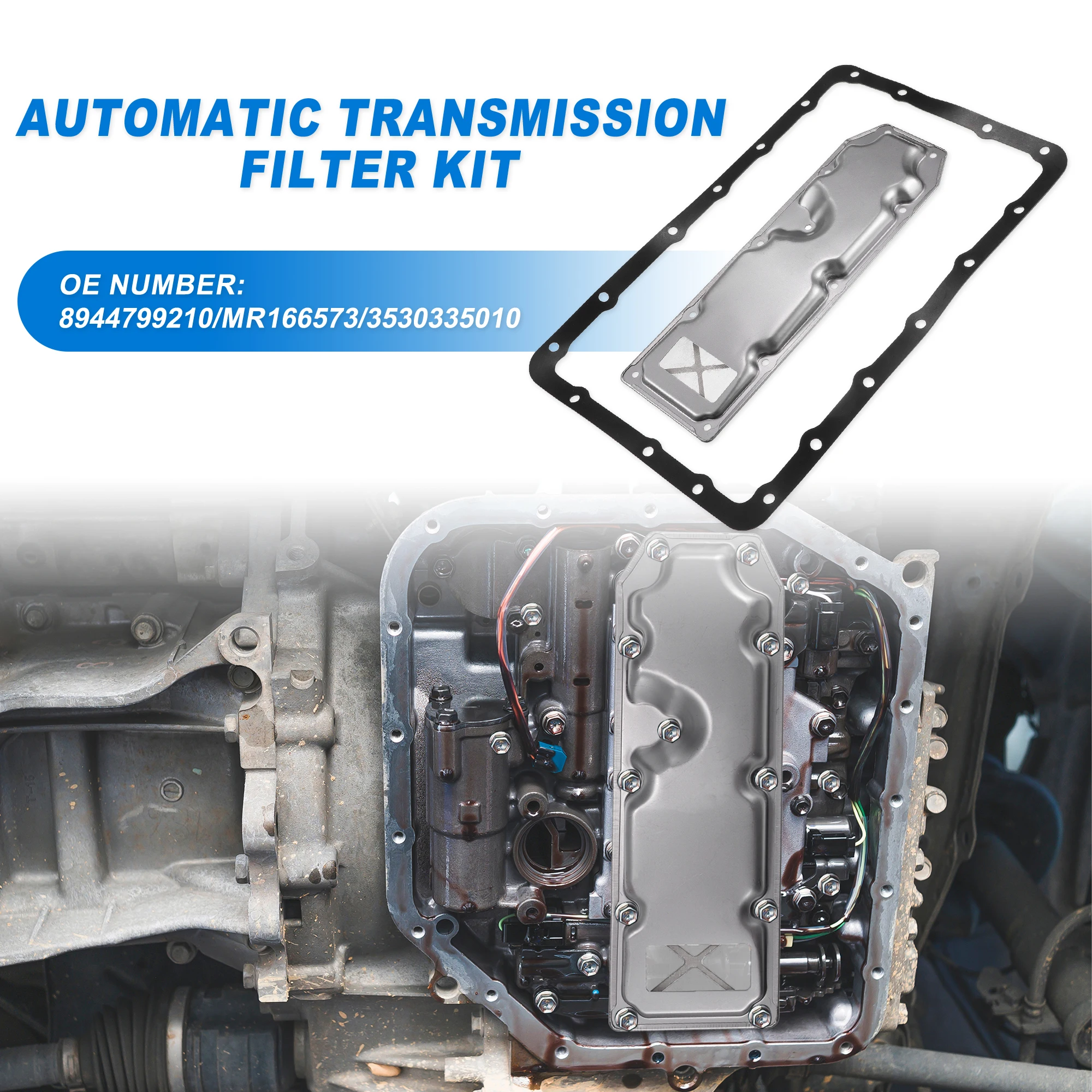 Automatic Transmission Filter CVT Oil Cooler Filter Oil Pan Gasket Kit UXCELL A340F A340H For Mitsubishi Montero 1997-2002
