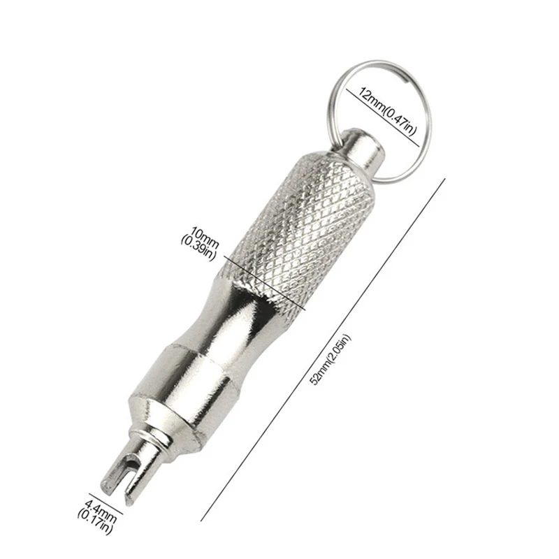 Universal Tire Repair Screwdriver Stainless Steel Antirust Tire Screws Valve Wrench Repair Tools For Car Motorcycle