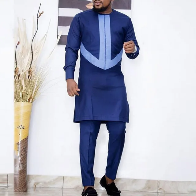Osagie Long Sleeve Kaftan Outfit - Image 4