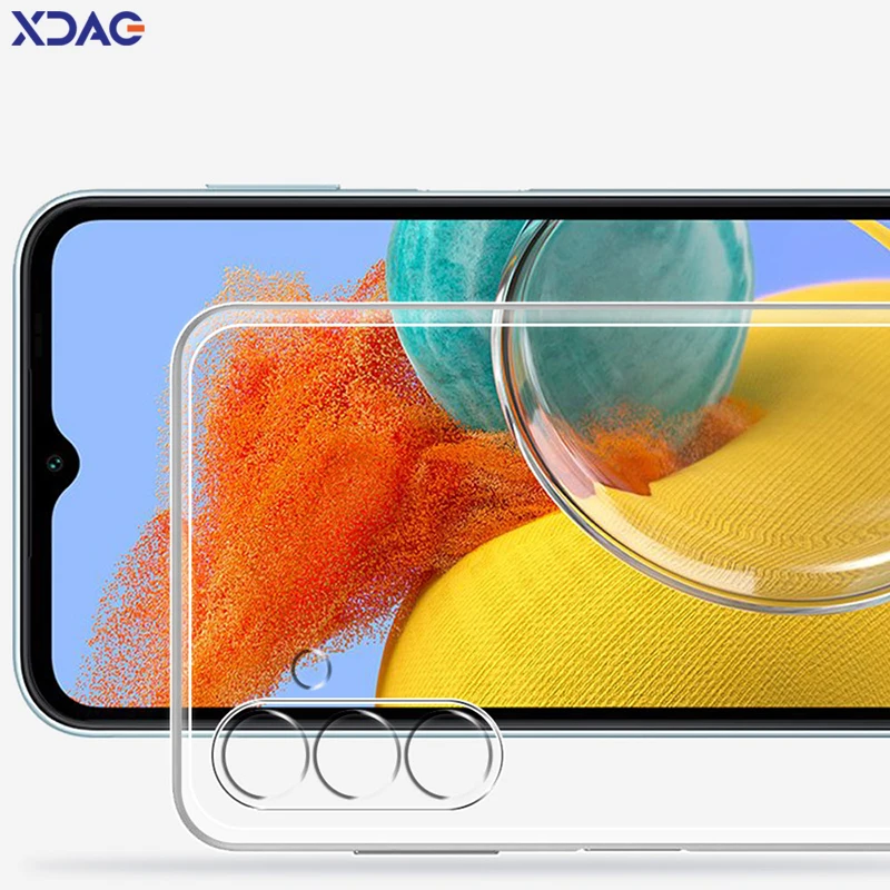 Clear TPU Shockproof Phone Case with Camera Protection - Flexible and Durable Transparent Cover