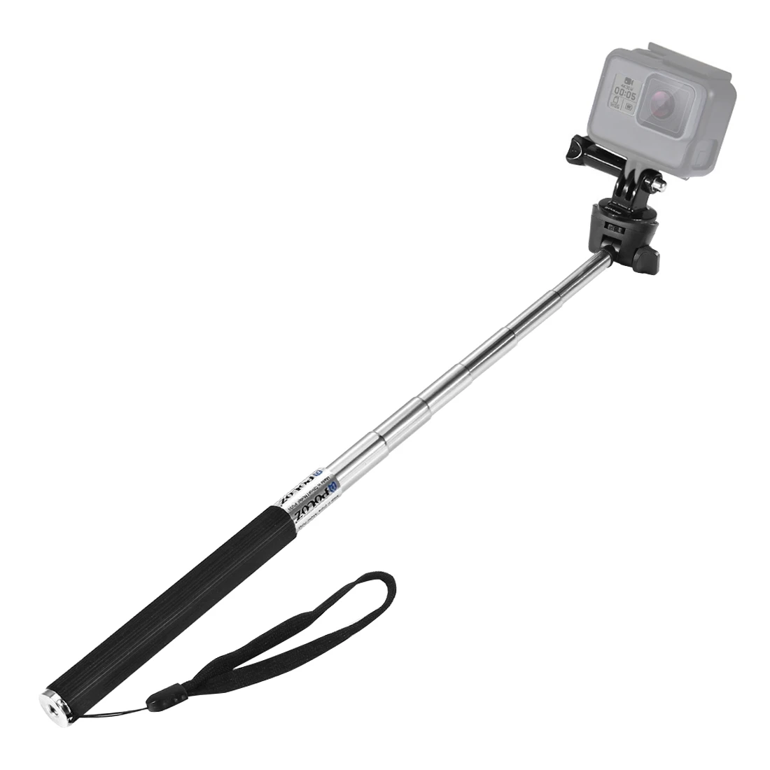 PULUZ GoPro, Insta360, DJI 및 기타 액션 카메라용 확장형 핸드헬드 셀카 모노포드, 길이: 22.5-80cm
