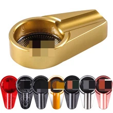 2 in 1 Cigar Ashtray with Hole Punch Opener Personalized Vintage Brass Portable