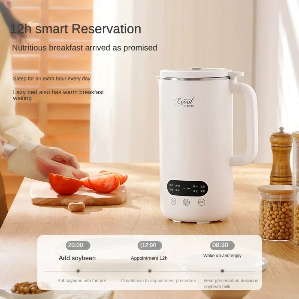 1000ml Soybean Milk Machine Electric Juicer Soy Milk Maker Portable Blender Mixer Rice Paste Maker Wall Breaking Machine 220V soy milk machine