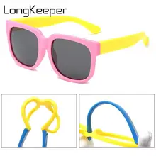 

Square Polarized Kids Sunglasses Silicone Flexible Safety Unbreakable Children Sun Glasses Fashion Boys Girls Shades Eyewear