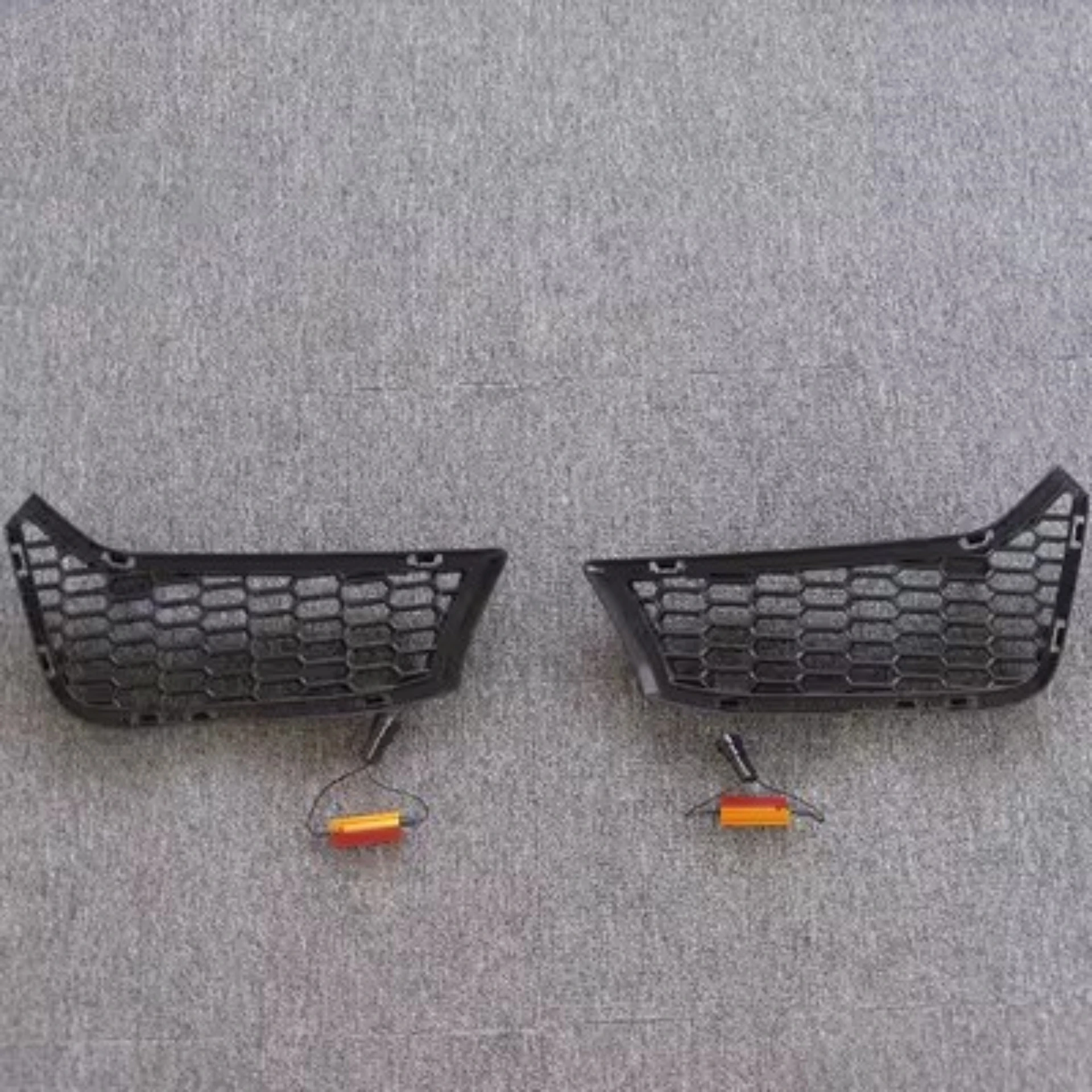 Front Fog Lamp Frame For BMW 3 Series F30 F35 Convert M3 Style Bumper Net Lower Bumper Grille Car Accessories