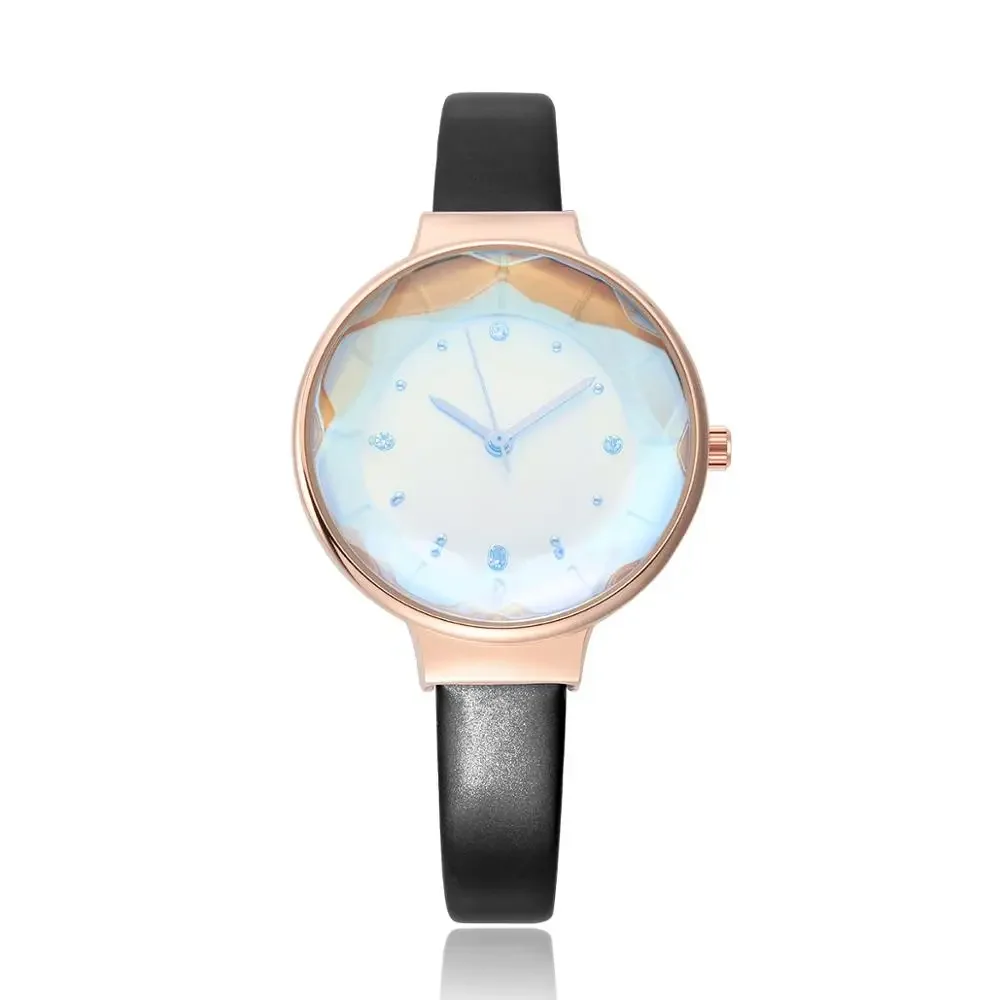 

NO.2 Women fashion quartz brand watches leather strap casual wristwatches