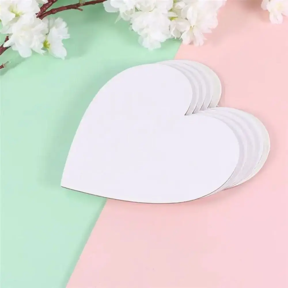 사진 프레임 사랑 하트 모양의 오일 캔버스 빈 나무 그림판 면직물 두꺼운 드로잉 보드 유화