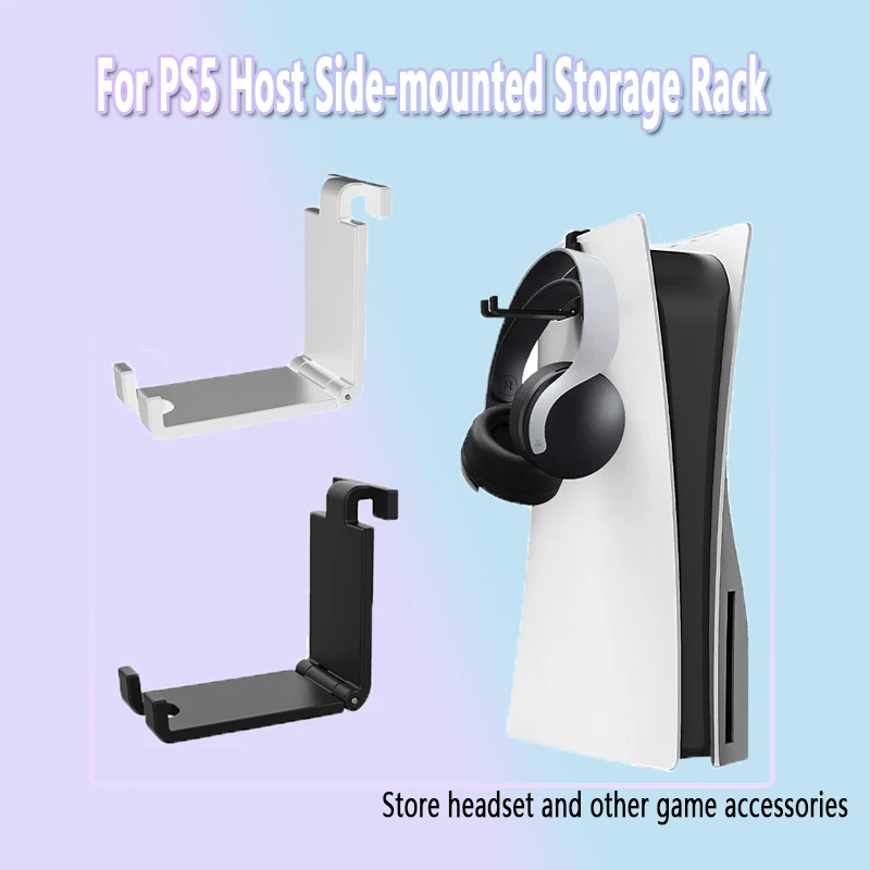 Per Ps5 Host Side Hanging Storage Rack È Più Conveniente Da Riporre Per Ps5 Headset Hook Per Ps5 Game Handle Storage Rack