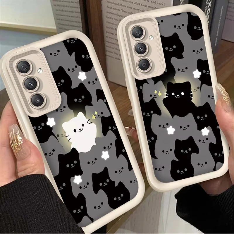 Lovely Glowing Cat Cartoon Phone Case