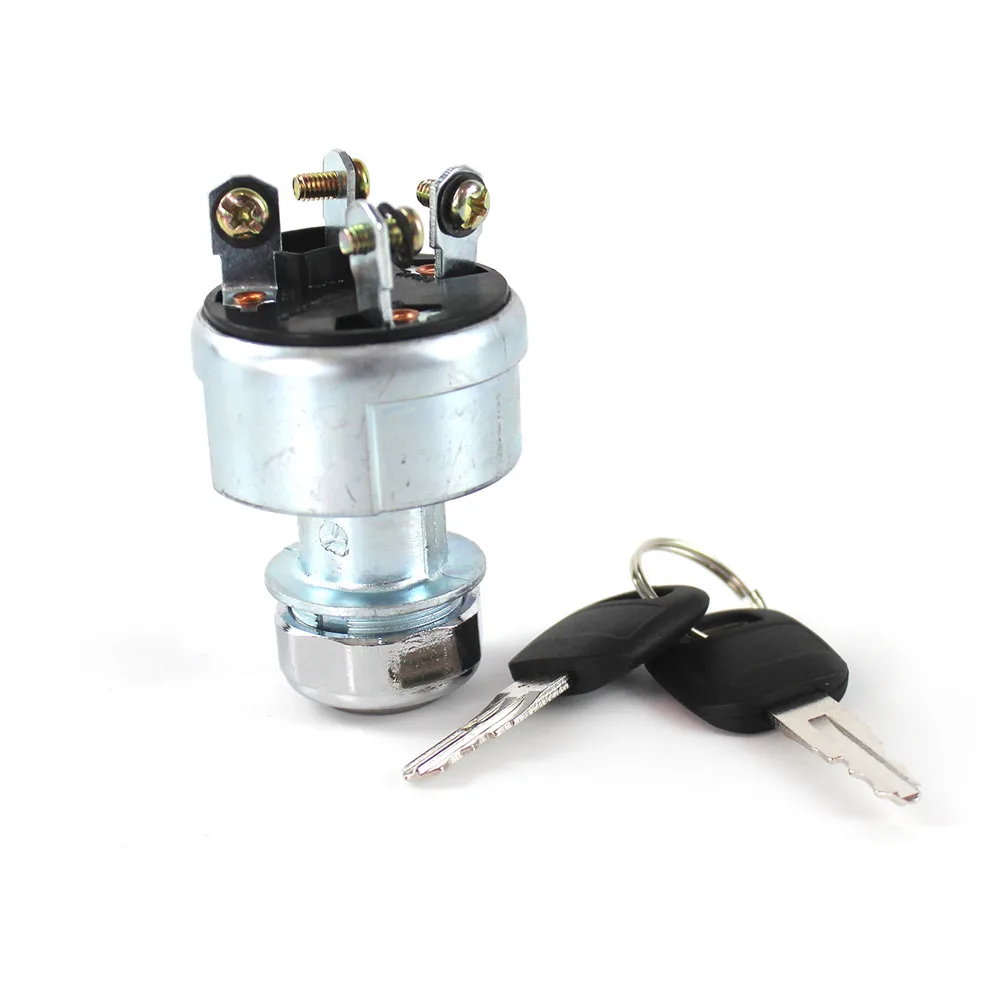 4 Pins Ignition Switch with 2 keys 9G-7641 9G7641 for CAT 12G 120G 135H 160G 215B 219D E303 E305 Heavy Equipment Parts