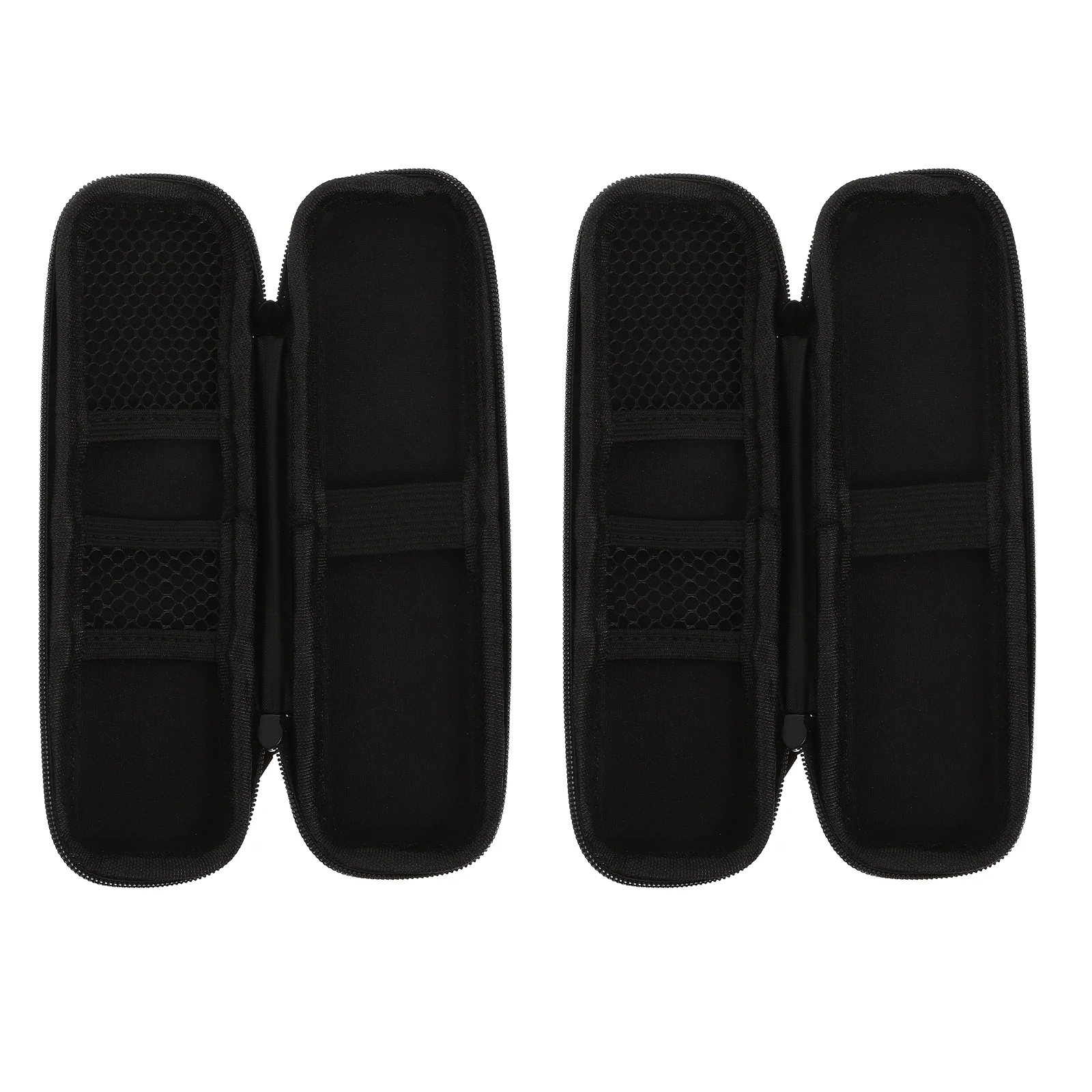 2 Pcs Electric Toothbrushes Protective Case Holder Portable Travel Bag Eva Pouches Student Black
