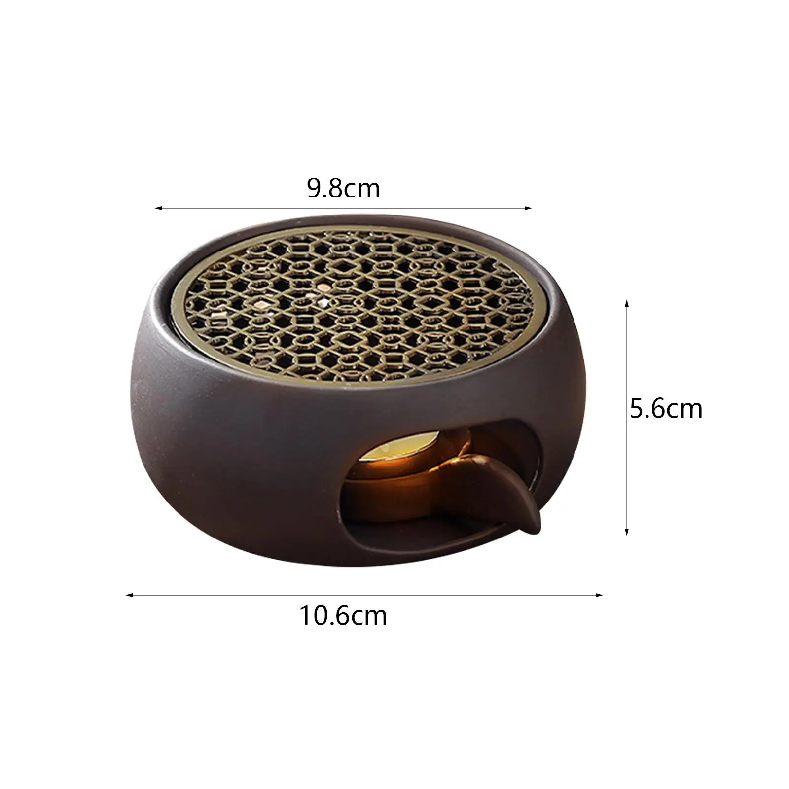 Teapot Warmers Pottery Teapot Warmer Home Ornaments for Heating Tea Multiuse Housewarming Gifts