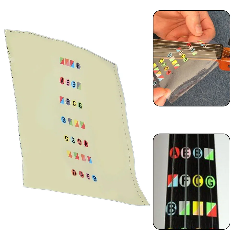 Violin Fingerboard Guide Sticker Intonation Chart Beginners Sticker For 4/4 Violin Intonation Sticker High Quality Glue