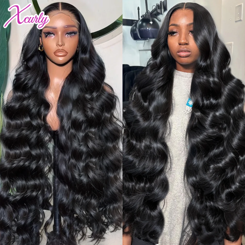 Body Wave Lace Front Human Hair Wigs 13x6 13x4 30 40 inch For Women