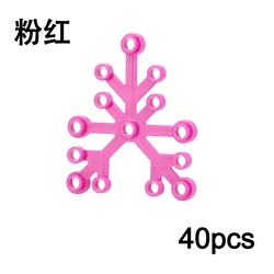 Garden Foliage Building Blocks DIY Construction Set (Pink)
