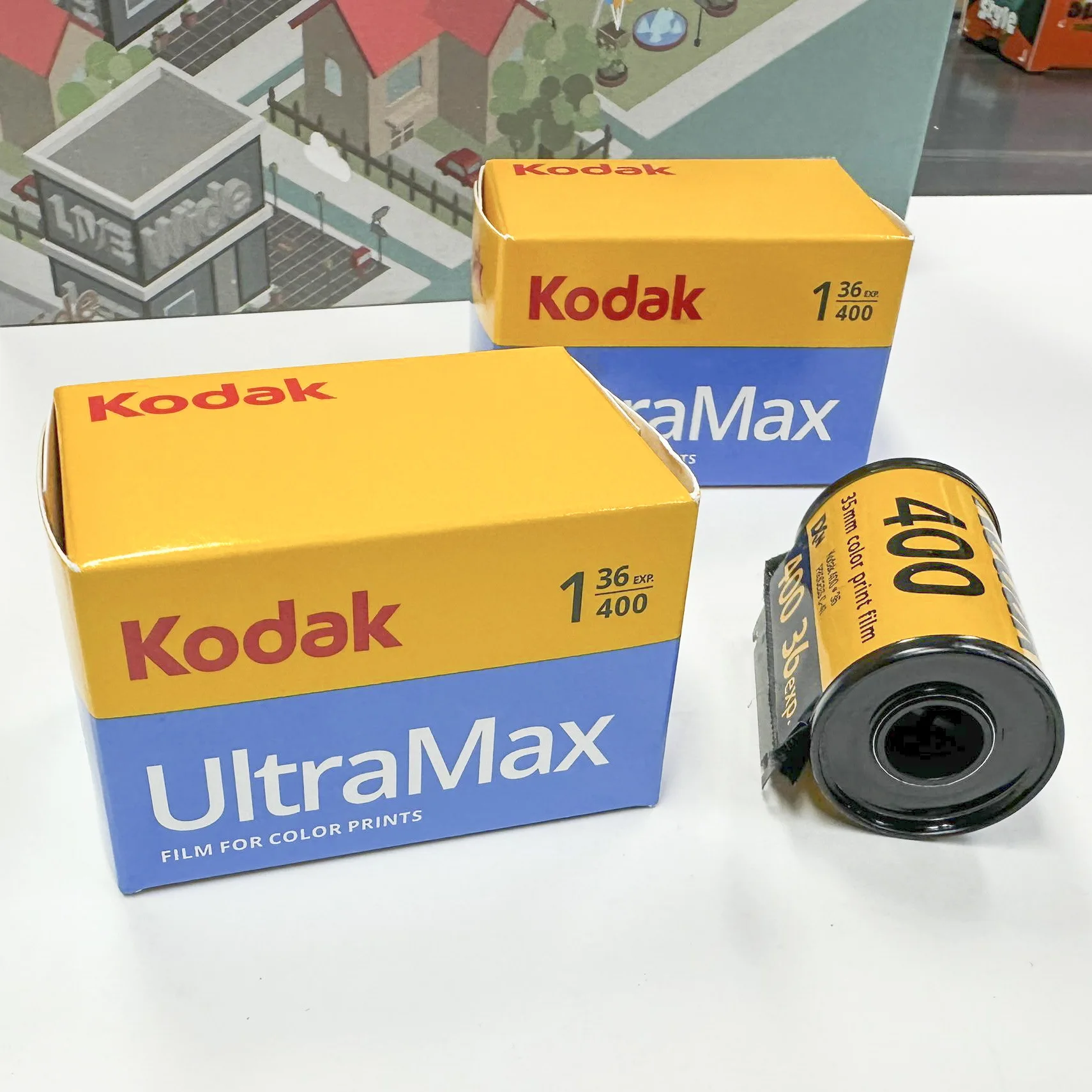New Kodak UltraMax 400 Film 135 35mm Color Film 36 Sheets Per Roll Exposures For Kodak Film Camera M35/M38/Fujifilm Film Camera