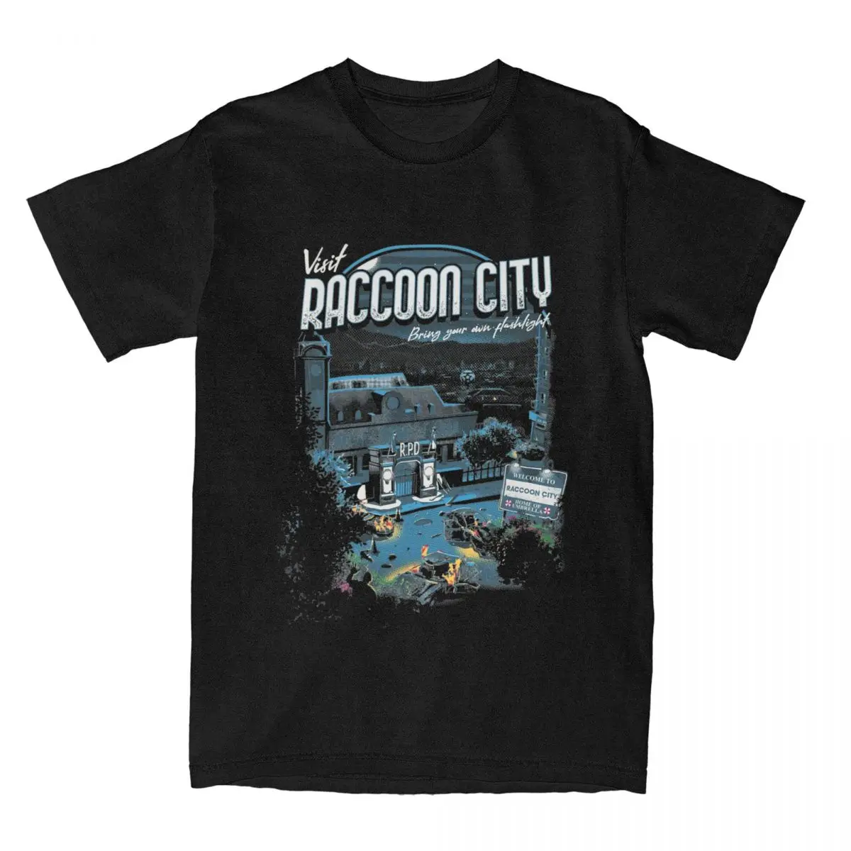Uomo Donna Visita Raccoon City Movie Resident Evils T Shirt Merchandise Crazy 100% Cotton T Shirt Tee Abbigliamento Classic