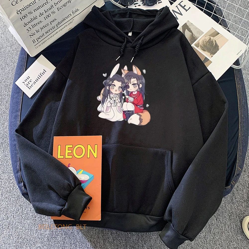

Heaven Official's Blessing Tian Guan Ci Fu TGCF Anime Hoodie WOMEN Regular Fit High Street Long Sleeve Sweatshirt Autumn/Winter