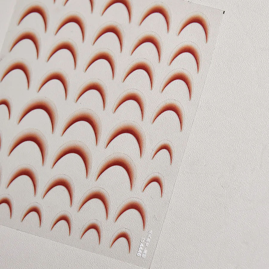 Elegant White French Gradient Nail Art Stickers High Quality Basic Version Adhesive Decal Art Idea Decoration Accessories T-4403 3